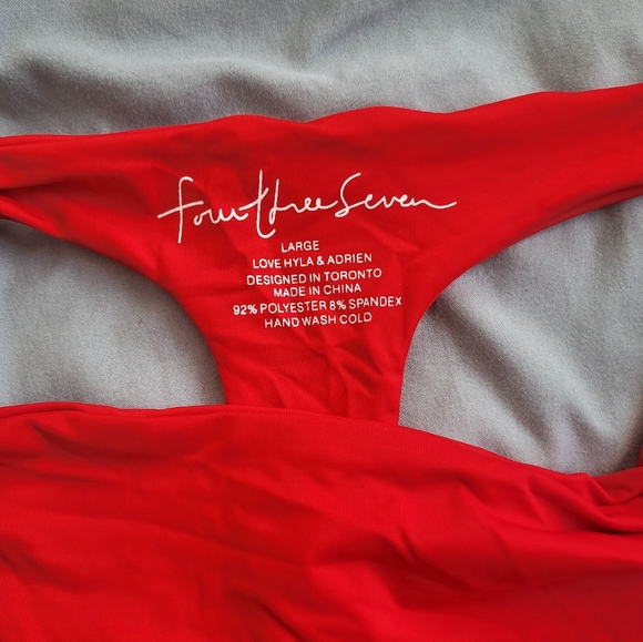 The Kenzie Bottom / Red / Large - Picture 7 of 9